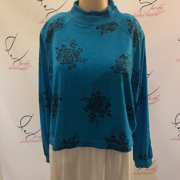Currant by Jeri Jo. Size Medium, Cropped Sweatshirt. Raglan Sleeves. B83. - Picture 1 of 5